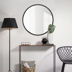 กระจกติดผนังทรงกลมสำหรับตกแต่งบ้านห้องน้ำและโรงแรมมีสีและขนาดที่กำหนดเองได้ - Product Image 4