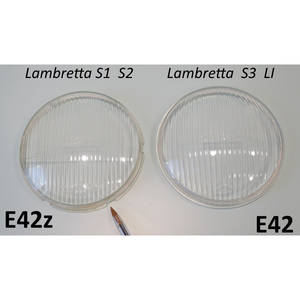กระจกไฟหน้าแบบ Innocenti CEV (เส้นผ่านศูนย์กลาง 120 มม.) สำหรับรถแลมเบรตต้า แอลไอ เอส1 / เอส2 / เอส3 + ทีวี1 + ทีวี2 - Product Image 2