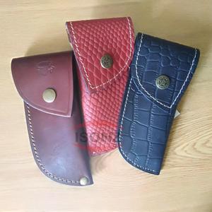 ปลอกมีดพับได้แบบมืออาชีพเคสหนังวัวแท้ปรับแต่ง OEM และ ODM - Product Image 2