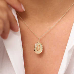 Collar de diamantes con letras personalizadas, joyería de oro de 18 quilates, colgante G para mujer, cadena de tenis clásica elegante con inicial única - Product Image 6