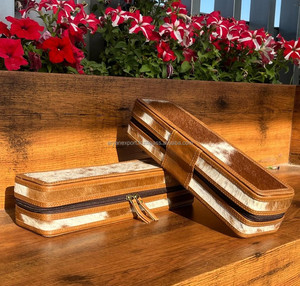 New Arrival Real Handmade Cowhide Leather Heat Resistant <b>Curling</b> Iron Case Stylish Women Perfect Travel Organizer for Hair Tools - Product Image 4