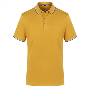 Camiseta Polo para Hombre al Por Mayor, Último Modelo, Manga Corta, Corte Regular, Tejido de Punto, Unisex, Servicio OEM - Product Image 4