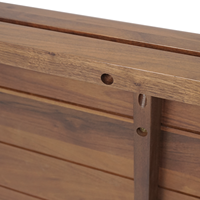 Mobilier de maison OEM mobilier de salle à manger table à manger en noyer d'Amérique du Sud/ensemble table à manger en noyer
