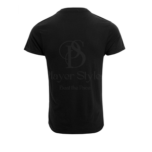 T-shirts personnalisables en polyester/coton pour hommes, taille XL, écologiques, à séchage rapide, décontractés, à manches courtes, respirants, imprimés unis, vente en gros - Product Image 6