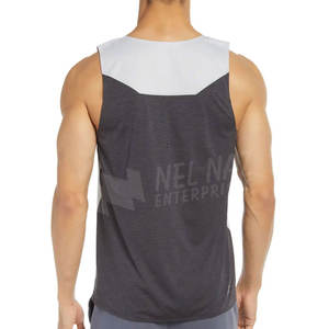 Camiseta sin mangas de gimnasio para hombre, precio barato, superventas en línea, diseño personalizado y tamaño, uso físico, camiseta sin mangas para gimnasio para hombre - Product Image 2