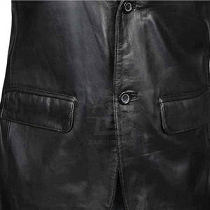 Vêtements d'hiver Nouveau style de vestes en cuir Veste en cuir de couleur personnalisée de haute qualité pour hommes - Product Image 6