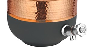 Dispensador de agua de metal de cobre con diseño martillado indio, PC personalizado, enfriador de agua potable de la mejor calidad para mejorar la salud - Product Image 5