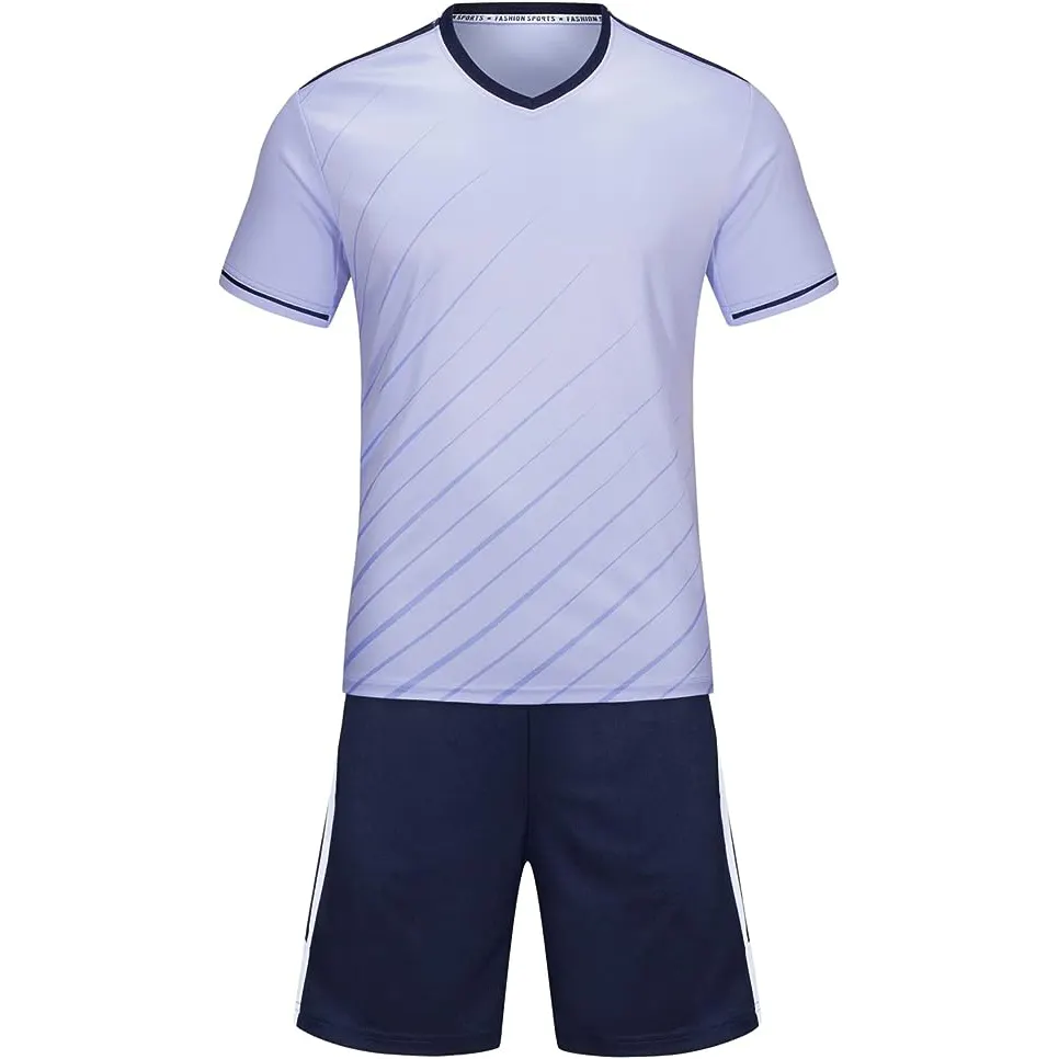 Yüksek kalite özelleştirilmiş tasarım futbol forması spor hızlı kuru nefes süblimasyon ucuz antrenman kıyafeti futbol forması