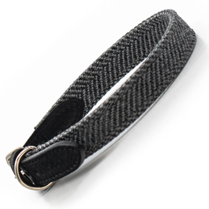 ปลอกคอสุนัขหนังพรีเมี่ยมหรูหราหรูหรากระดุมแข็งดีไซน์เรียบง่ายสุนัขขนาดใหญ่ขนาดเล็กทนทานระบายอากาศได้ดีเป็นมิตรกับสิ่งแวดล้อม - Product Image 3