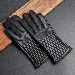 Vente chaude 2024 gants de mode en cuir pour femmes couleur avec des gants en cuir de vachette - Product Image 6