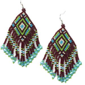 ต่างหูลูกปัดแบบห้อยลูกปัดคุณภาพสูงสำหรับเป็นของขวัญ - Product Image 2