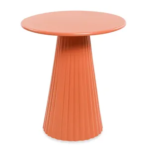 โต๊ะข้างเคลือบทองทนทานในโลหะสําหรับการตกแต่งสํานักงานโรงแรมการใช้งานโต๊ะกลางในโต๊ะข้างสไตล์ที่กําหนดเองคุณภาพระดับพรีเมียม - Product Image 4