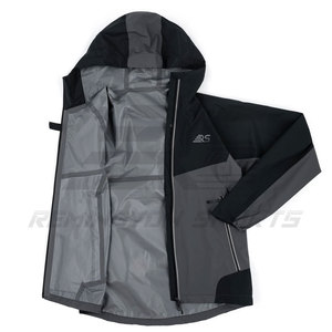 Logo personnalisé Vente en gros Veste de pluie d'extérieur décontractée pour hommes Veste légère, coupe-vent et respirante Vestes de pluie - Product Image 3