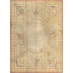 Tapis en laine noués à la main Aalam Gold Classic de haute qualité Pae-5932 pour la maison, le salon, la chambre, le couloir, carré, médaillon, rectangulaire - Product Image 1