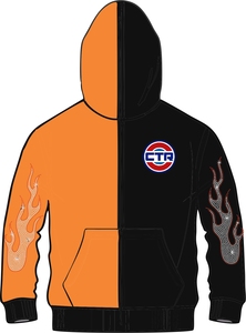 100% Cotton Solid Full Zip-up <b>Hoodie</b> with Embroidery and Breathable Fabric Winter ODM Digital Printing - Product Image 5