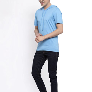 Trendy Men's Hooded T-Shirt & <b>Sleeveless</b> <b>Hoodies</b> 100% Cotton Gym Wear Soft Breathable Material Autumn Workout Fashion Active - Product Image 2