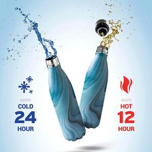 Borraccia Termica in Acciaio Inox a Triplo Isolamento, Design Moderno, Set da 2, con Indicatore LED della Temperatura per Viaggi - Product Image 4