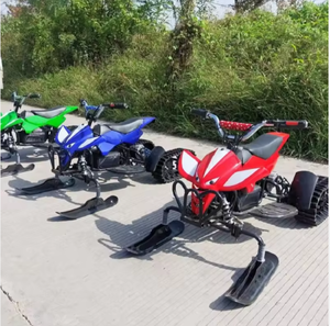 Nuevo QIQU, Moto de Nieve Eléctrica para Niños y Adultos, con Marco de Acero y Plástico Anticongelante, Capacidad de 50 kg, Alcance de 20 km, Tracción Trasera, 36V350W - Product Image 3