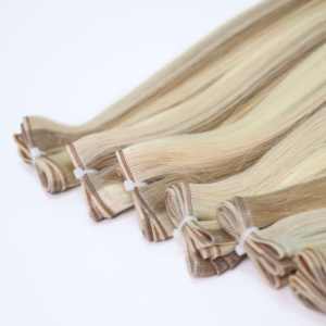 Extensions de faisceaux de cheveux vietnamiens bruts à forte demande prix de gros motif droit vierge à double tirage en couleur naturelle - Product Image 6