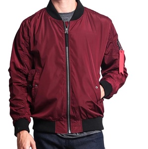 Veste bomber pour homme de haute qualité, sur mesure, couleur marron, col rabattu, fine, décontractée, automne-hiver, vêtements de sport, coupe-vent - Product Image 1