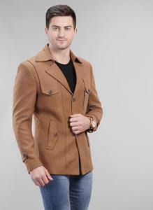 เสื้อเบลเซอร์ผู้ชายสีเบจอ่อน คุณภาพส่งออก เย็บอย่างทนทาน ผ้าระบายอากาศ รับสั่งซื้อจำนวนมาก มีจำหน่ายในราคาส่งออก - Product Image 2