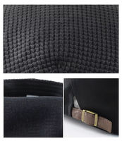 Casquette plate pour homme, style britannique, en tissu, avec visière en bec de canard, style détective, style irlandais, style newsboy, style cabbie, style vintage, béret décontracté