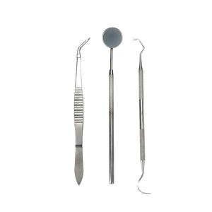 Miroir buccal dentaire avec pince à épiler et ensemble de détartreur pour le nettoyage buccal meilleure vente kit d'hygiène dentaire professionnel pour soins bucco-dentaires - Product Image 1