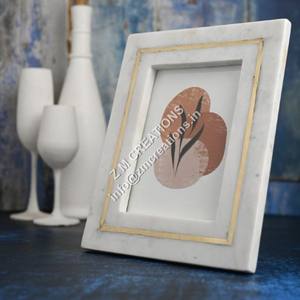 Ideas de regalos, marco de fotos de mármol, accesorios de decoración de mesa, último marco de fotos, marco de mármol hecho a mano para pinturas - Product Image 4