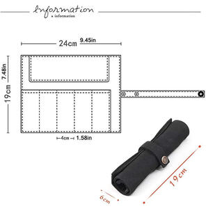 Sac de rangement pour bracelet de montre en toile de coton personnalisable en gros, best-seller, organisateur portable, sac de voyage pour bracelet de montre portable - Product Image 5