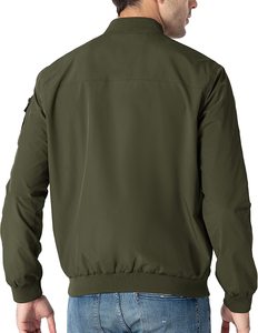 Chaqueta de bombardero de colección de invierno para hombre Estilo de béisbol Logotipo personalizado Chaqueta de mezclilla de moda para hombre Precio al por mayor Servicio OEM - Product Image 5