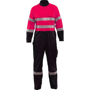 ชุดทำงานนิรภัยแบบสะท้อนแสงสำหรับงานอุตสาหกรรม กันน้ำ กันลม ระบายอากาศได้ดี ผลิตจากโพลีเอสเตอร์ ไซส์ใหญ่ เหมาะสำหรับงานกลางแจ้งและโรงงาน - Product Image 3