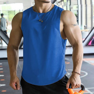 Camiseta sin Mangas Deportiva para Hombre, Transpirable, de Secado Rápido, Tejido 3D, para Gimnasio y Fitness, Alta Calidad, Última Llegada, MOQ Bajo - Product Image 1