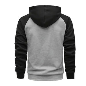 Survêtement cargo de grande qualité pour hommes, vêtements de sport à manches longues et fermeture éclair de grande taille, ensemble de survêtement cargo avec poche latérale - Product Image 4