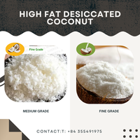 Poudre de noix de coco déshydratée issue de chair de noix de coco 100% fraîche / Meilleur prix d'usine pour la vente en gros / Kevin