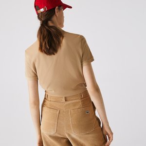 Vente en gros polo de golf à manches courtes pour femmes maillot à séchage rapide respirant et élastique coupe ajustée polo de mode de haute qualité - Product Image 3
