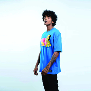 เสื้อยืดฮิปฮอปไซส์ใหญ่พิเศษของผู้ชายเสื้อแนวสตรีทแวร์ผ้าคอตตอนซักได้100% แบบกำหนดเอง T-Shirts1 - Product Image 1