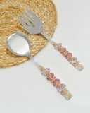 Servidores de ensalada de acero inoxidable de diseño impresionante para utensilios de cocina Vajilla Hogar Hotel y restaurante Cocina de lujo Artículos para el hogar - Product Image 5