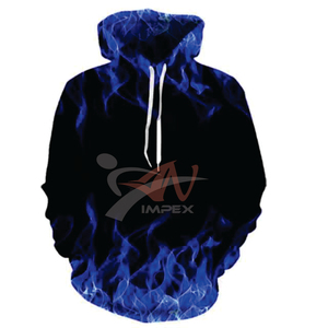Sudadera con capucha de manga larga de la mejor calidad para hombre, diseño de sublimación personalizado, sudadera de Material Flexible con capucha - Product Image 1