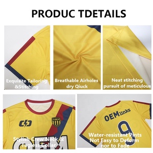 Custom High Quality Football Team T-shirts Soccer Wear Football Uniform Set Football Uniform Kit Soccer Uniforms Soccer Jersey - Product Image 6