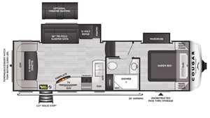 Nouveau Keystone Cougar 24R-D-S 2025 - Product Image 2