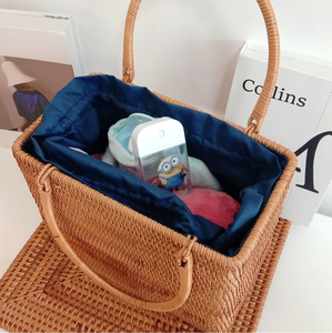 กระเป๋าถือหวายสไตล์เวียดนามสำหรับเดินทาง, กระเป๋าถือแฟชั่นสุดหรูสำหรับฤดูร้อน - Product Image 3