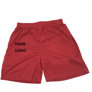 Short en polyester pour hommes Short de sport à poches multiples de haute qualité Short à taille élastique confortable pour hommes - Product Image 1