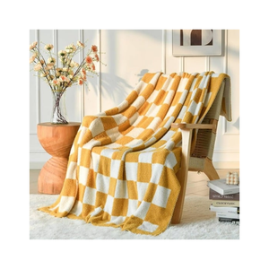 Manta de Sofá Jacquard Crema de 50x60 Pulgadas con Caída Suave, Craftmark India, Ideal para Compradores Ecológicos que Buscan una Decoración Funcional y Acogedora - Product Image 6