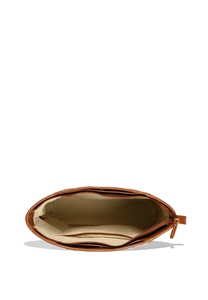 Bolso de mano trenzado Beige y marrón de lujo para mujer, logotipo personalizado, cierre de cremallera, precio al por mayor, bolsos de cuero de primera calidad - Product Image 3