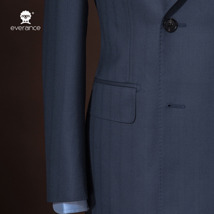 High-End <strong>Men's</strong> Business <strong>Suits</strong> Super 140'S Wool Peaked Collar Double Breasted 6 Buttons Italian Style for <strong>Men's</strong> <strong>Suit</strong>. - Product Image 3
