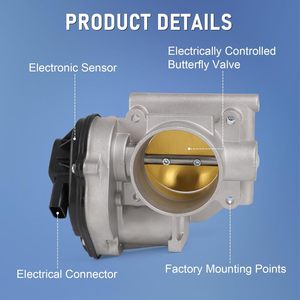 Corps de papillon électronique compatible avec 2005 2006 2007 Ford Five Hundred Ford Freestyle & Mercury Montego <span class=keywords><strong>V6</strong></span> 3.0L DOHC - Product Image 4