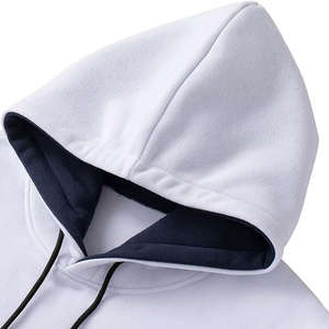 Nueva llegada personalizable hombres pulóver sudaderas con capucha y Jogger conjunto de chándal de secado rápido transpirable de alta calidad 100% chándales de algodón - Product Image 4