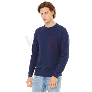 เสื้อสเวตเตอร์ผ้าฟลีซแบบสวมหัวคอกลมผ้าคอตตอน100% สำหรับผู้ชายเสื้อสเวตเชิ้ตมีฮู้ดตัวยาวมีลายปักโลโก้ออกแบบได้ตามต้องการ - Product Image 5