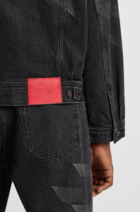 Custom Manufacturer's Men's Winter Streetwear Jacket Oversized Embroidered Denim Jacket For Men - Product Image 4