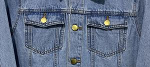 Veste en jean pour homme 100% coton, délavée, manches longues, antibactérienne, respirante, service OEM, décontractée, tendance, personnalisable - Product Image 4